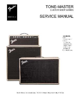 Схема Fender TONE MASTER ― Manual-Shop.ru