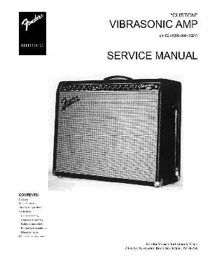 Схема Fender VIBRASONIC AMP ― Manual-Shop.ru