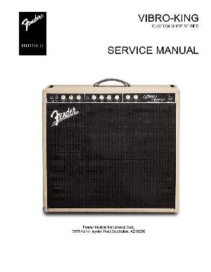 Схема Fender VIBRO KING ― Manual-Shop.ru