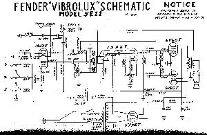 Схема Fender VIBROLUX 5E11 ― Manual-Shop.ru
