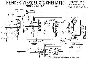 Схема Fender VIBROLUX 5F11 ― Manual-Shop.ru