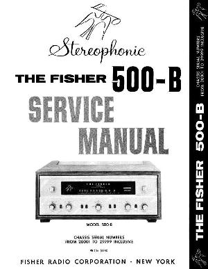 Сервисная инструкция Fisher 500-B ― Manual-Shop.ru