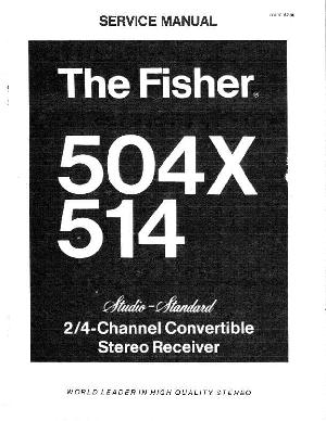 Сервисная инструкция Fisher 504X, 514 ― Manual-Shop.ru