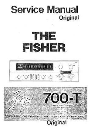 Service manual Fisher 700-T ― Manual-Shop.ru