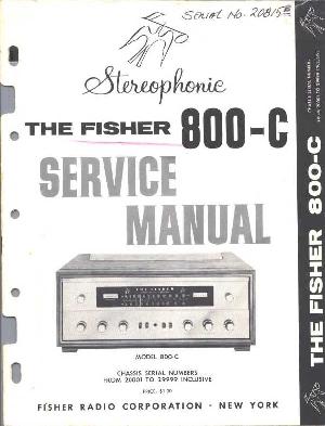 Сервисная инструкция Fisher 800-C  ― Manual-Shop.ru
