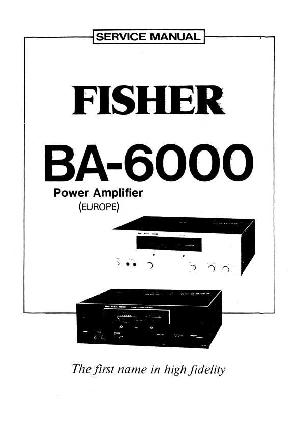 Сервисная инструкция Fisher BA-6000 ― Manual-Shop.ru