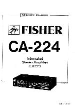 Сервисная инструкция Fisher CA-1224