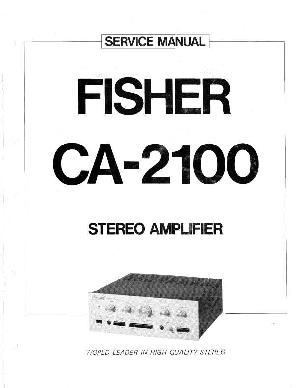 Service manual Fisher CA-2100 ― Manual-Shop.ru