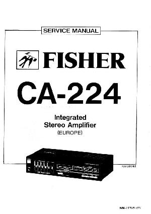 Сервисная инструкция Fisher CA-224 ― Manual-Shop.ru