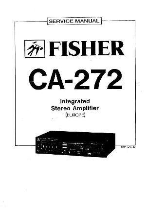 Сервисная инструкция Fisher CA-272 ― Manual-Shop.ru