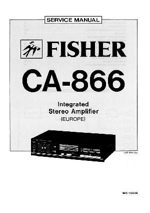 Сервисная инструкция Fisher CA-866 ― Manual-Shop.ru