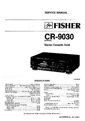Сервисная инструкция Fisher CR-9030 ― Manual-Shop.ru