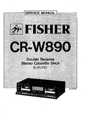 Сервисная инструкция Fisher CR-W890 ― Manual-Shop.ru