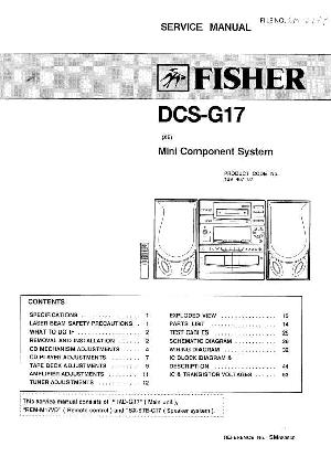 Service manual Fisher DCS-G17 ― Manual-Shop.ru