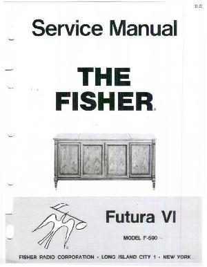 Сервисная инструкция Fisher F-590, FUTURA-VI ― Manual-Shop.ru