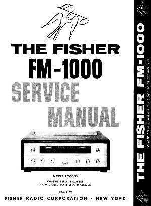 Сервисная инструкция Fisher FM-1000 ― Manual-Shop.ru