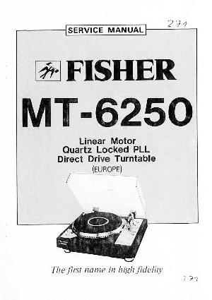 Сервисная инструкция Fisher MT-6250 ― Manual-Shop.ru