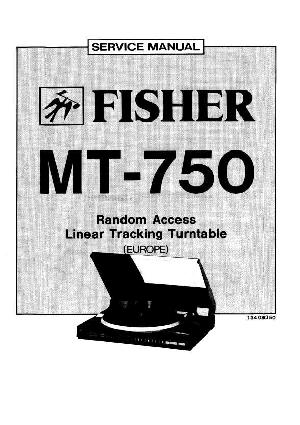 Сервисная инструкция Fisher MT-750 ― Manual-Shop.ru