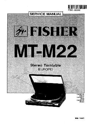 Service manual Fisher MT-M22 ― Manual-Shop.ru