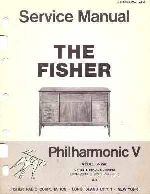 Сервисная инструкция Fisher P-290 PHILHARMONIC-V ― Manual-Shop.ru