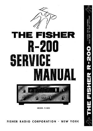 Сервисная инструкция Fisher R-200 ― Manual-Shop.ru