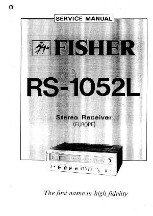 Сервисная инструкция Fisher RS-1052L ― Manual-Shop.ru