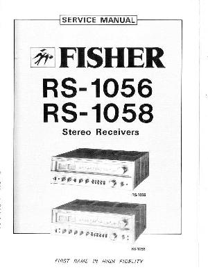 Сервисная инструкция Fisher RS-1056, RS-1058 ― Manual-Shop.ru