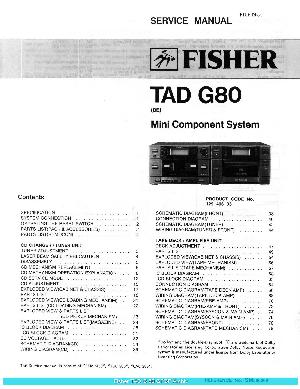 Service manual Fisher TAD-G80 ― Manual-Shop.ru