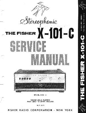 Сервисная инструкция Fisher X-101-C ― Manual-Shop.ru