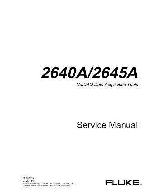 Сервисная инструкция Fluke 2640A, 2645A ― Manual-Shop.ru