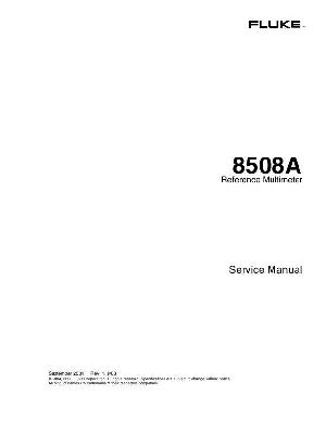 Сервисная инструкция Fluke 8508A ― Manual-Shop.ru