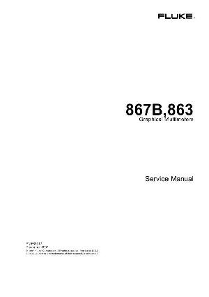 Service manual Fluke 863, 867, GRAPHICAL MULTIMETERS ― Manual-Shop.ru