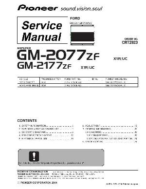 Сервисная инструкция Pioneer GM-2077, GM-2177 ― Manual-Shop.ru