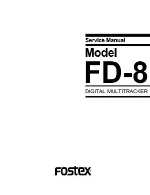 Сервисная инструкция Fostex FD-8  ― Manual-Shop.ru