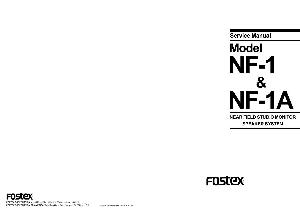 Service manual Fostex NF-1, NF-1A ― Manual-Shop.ru