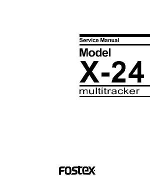 Сервисная инструкция Fostex X-24  ― Manual-Shop.ru