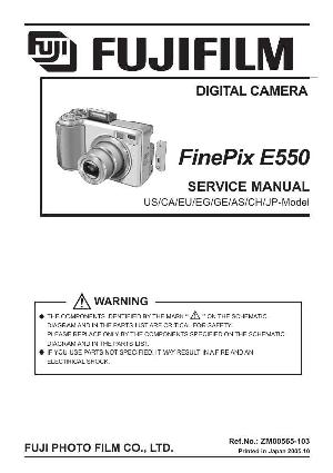 Сервисная инструкция FujiFilm Finepix E550 ― Manual-Shop.ru
