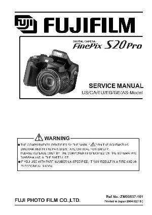 Сервисная инструкция Fujifilm FINEPIX-S20PRO ― Manual-Shop.ru