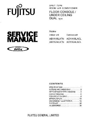 Service manual FUJITSU ABYA18LATN, AOYA18LACL, ABYA24LATN, AOYA24LACL ― Manual-Shop.ru