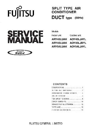 Сервисная инструкция FUJITSU ARY45LUAK ― Manual-Shop.ru