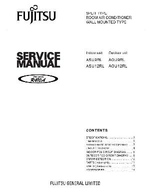 Service manual Fujitsu ASU9RL, ASU12RL ― Manual-Shop.ru