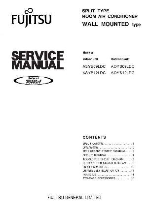 Сервисная инструкция FUJITSU ASYB09LDC, ASYB12LDC ― Manual-Shop.ru