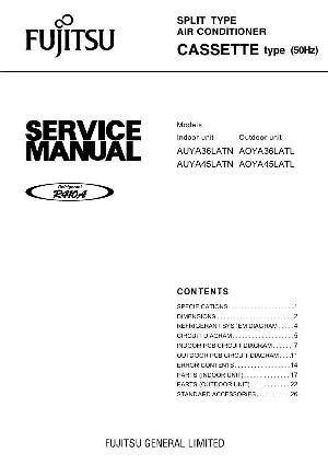 Service manual FUJITSU AUYA36LATN, AUYA45LATN, AOYA36LATL, AOYA45LATL ― Manual-Shop.ru