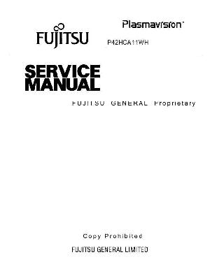 Сервисная инструкция Fujitsu P42HCA11WH ― Manual-Shop.ru