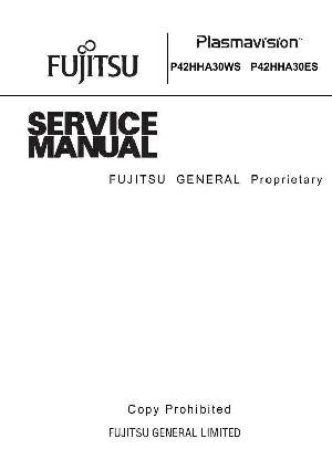 Сервисная инструкция Fujitsu P42HHA30ES, WS ― Manual-Shop.ru