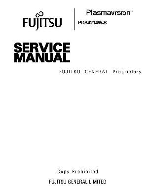Сервисная инструкция Fujitsu PDS4214WS ― Manual-Shop.ru
