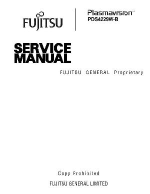 Сервисная инструкция Fujitsu PDS4229W ― Manual-Shop.ru