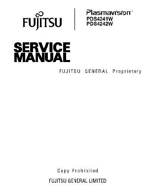 Сервисная инструкция Fujitsu PDS4241W, PDS4242W ― Manual-Shop.ru