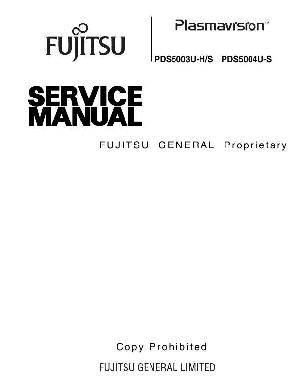 Сервисная инструкция Fujitsu PDS5003U, PDS5004U ― Manual-Shop.ru