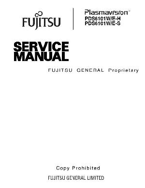 Сервисная инструкция Fujitsu PDS6101W ― Manual-Shop.ru